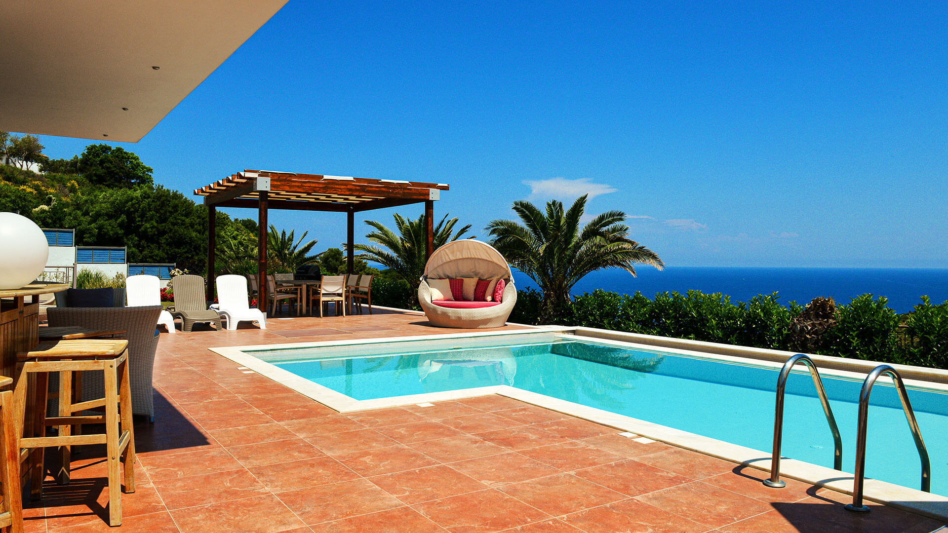 Villa Sagittarius villa sagittarius poolside sea view
